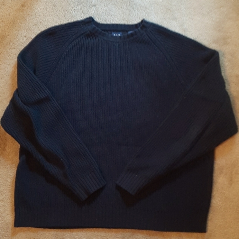 Gap Men's Cotton Navy Blue Crewneck Sweater XXL
